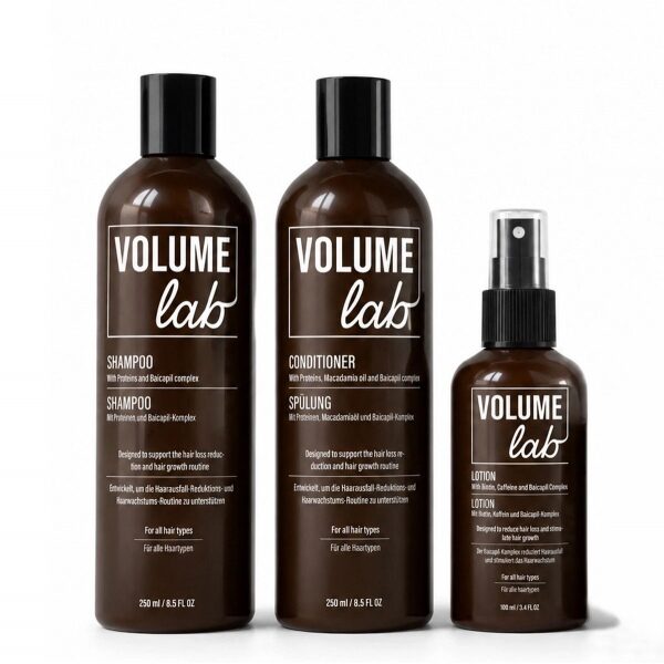 Volume Lab Shampoo, Spülung und Haarmaske